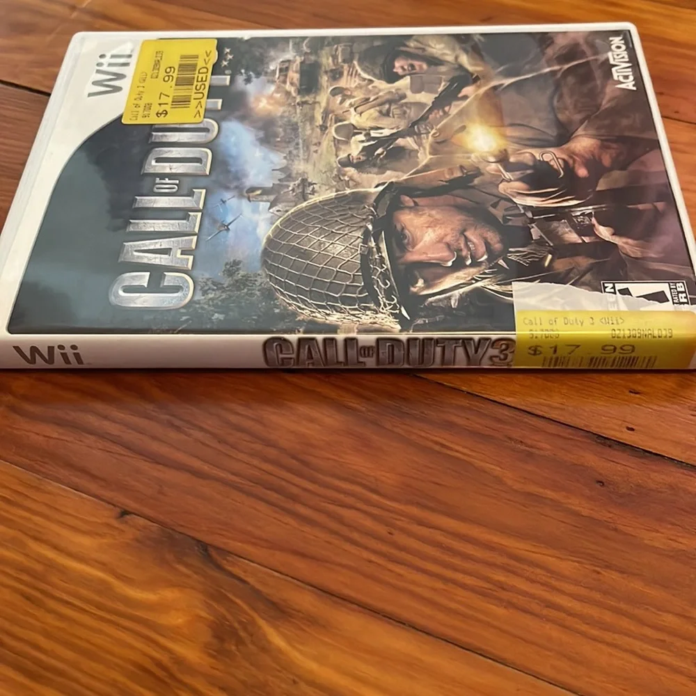 Nintendo Wii Call of Duty 3 game